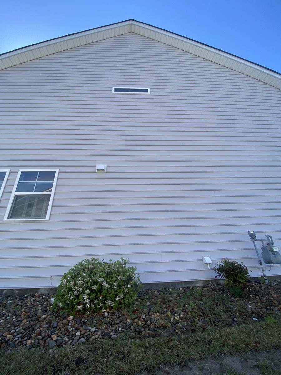 Freshly soft-washed home exterior in Myrtle Beach